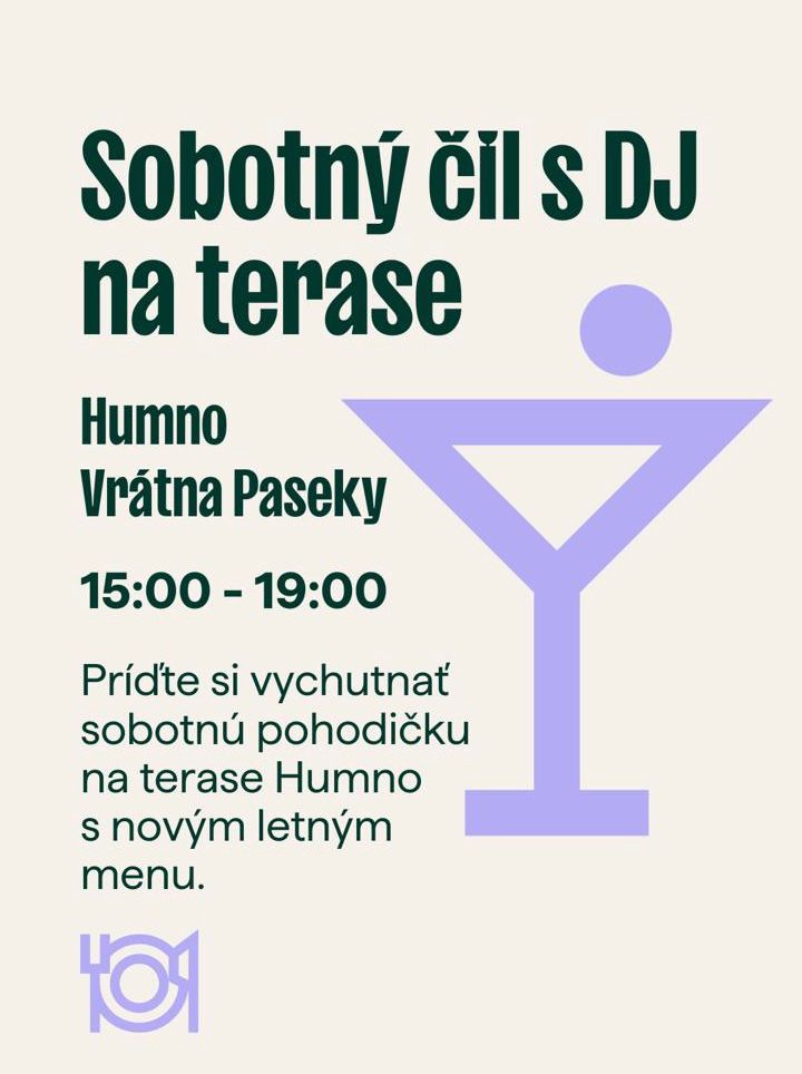Sobotný čil s DJ na terase